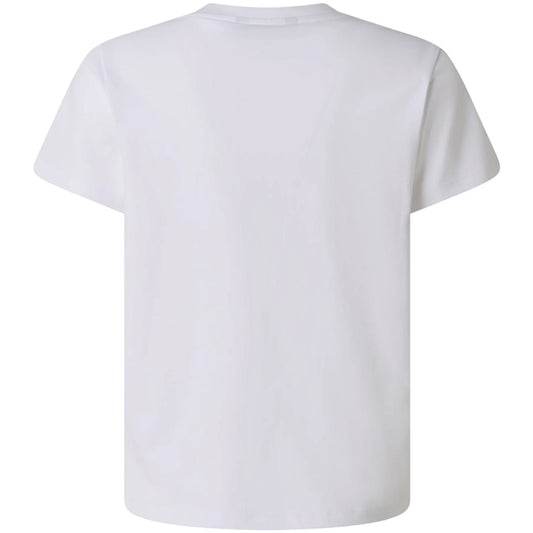T-shirt Bambino The North Face - B Liquid Logo Reg Ss Tee Tnf White - Bianco