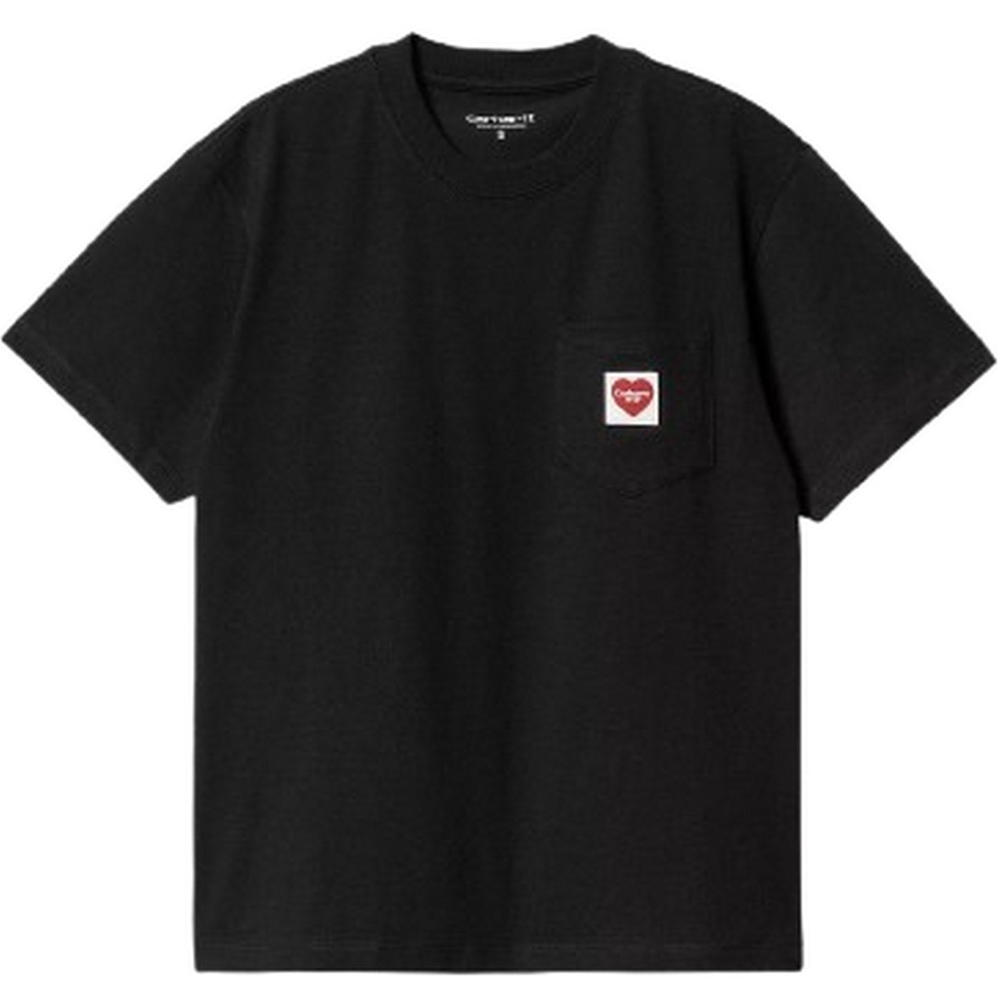 T-shirt Donna Carhartt Wip - W' S/S Pocket Heart T-Shirt - Nero