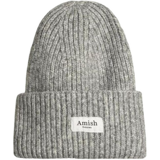 Gorros de punto Amish unisex - Gorro unisex - Gris