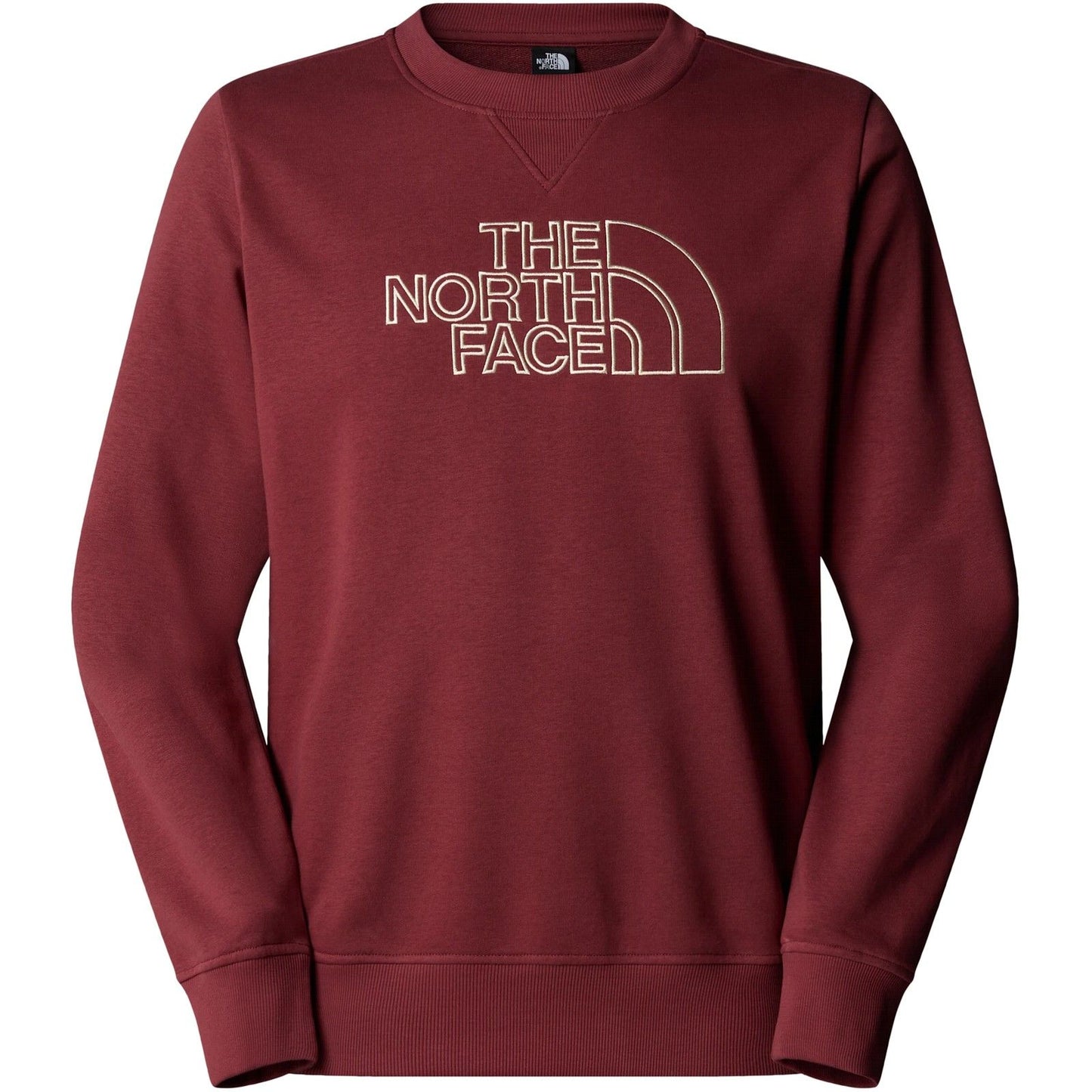 The North Face Herren-Kapuzenpullover – Drew Peak Light Crew für Herren – Bordeaux