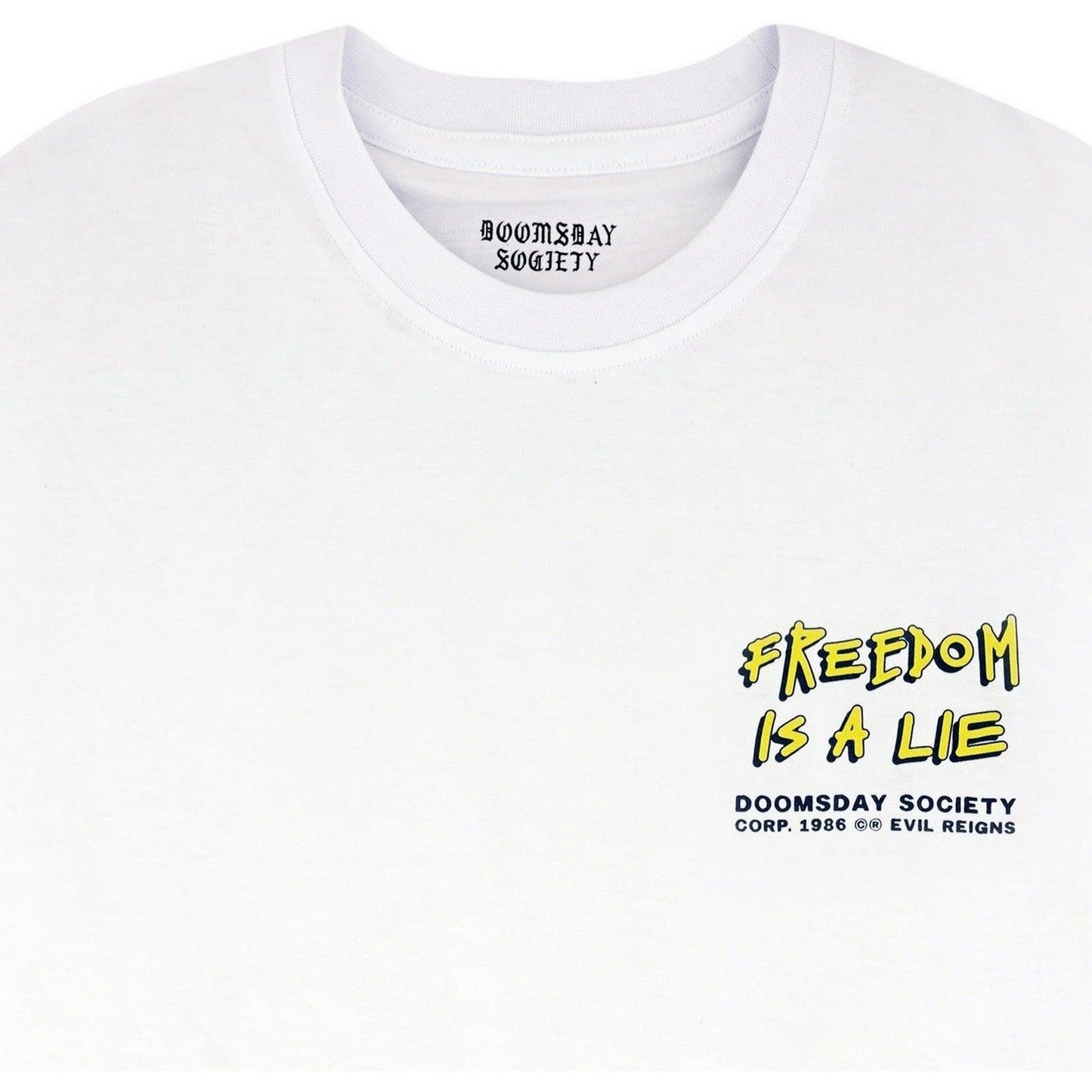 T-shirt Uomo Doomsday - Freedom T Shirt - Bianco