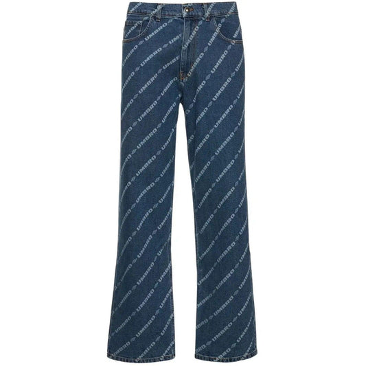 Dżinsy unisex Umbro – Dżinsy z logo laserowym – Niebieskie