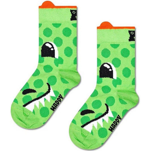 Skarpety dziecięce unisex Happy Socks - Dziecięce skarpety Dragon - Zielone