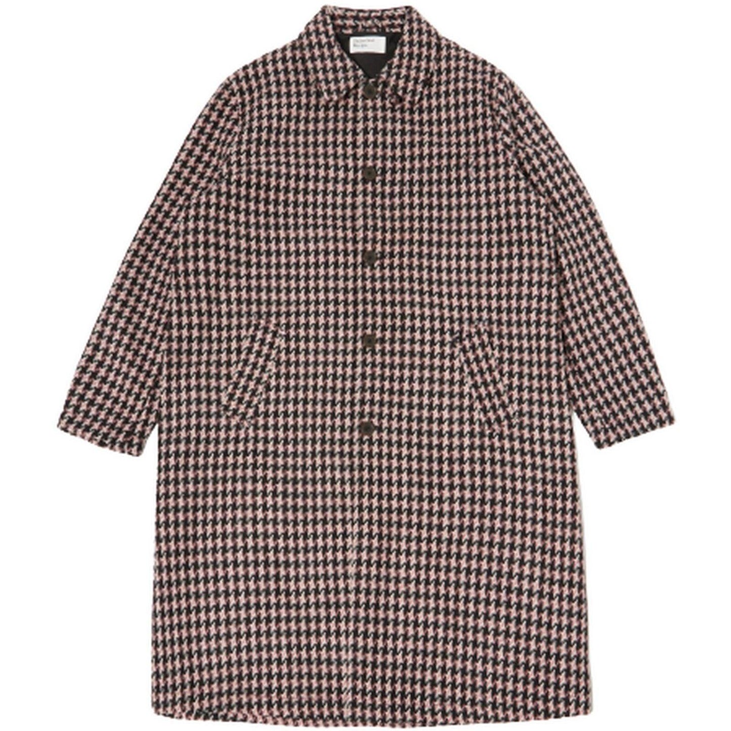 Universal Works Herrenmäntel – Langer Swing-Mantel – Rosa