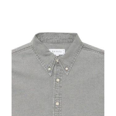 Camicie casual Uomo Edwin - Arlo Shirt Ls - Grigio