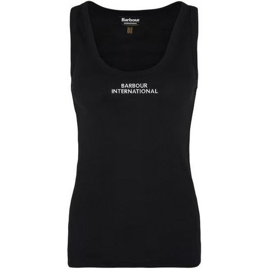 Barbour International Camisetas sin mangas y camisetas sin mangas para mujer - Ozanne Top Midlayers - Negro