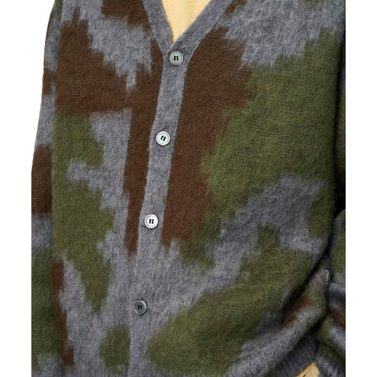 Cardigan Uomo Gramicci - Mohair Cardigan - Verde