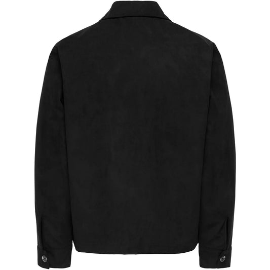 Giacche Uomo Only & Sons - Onsrick Faux Suede Jacket Otw - Nero