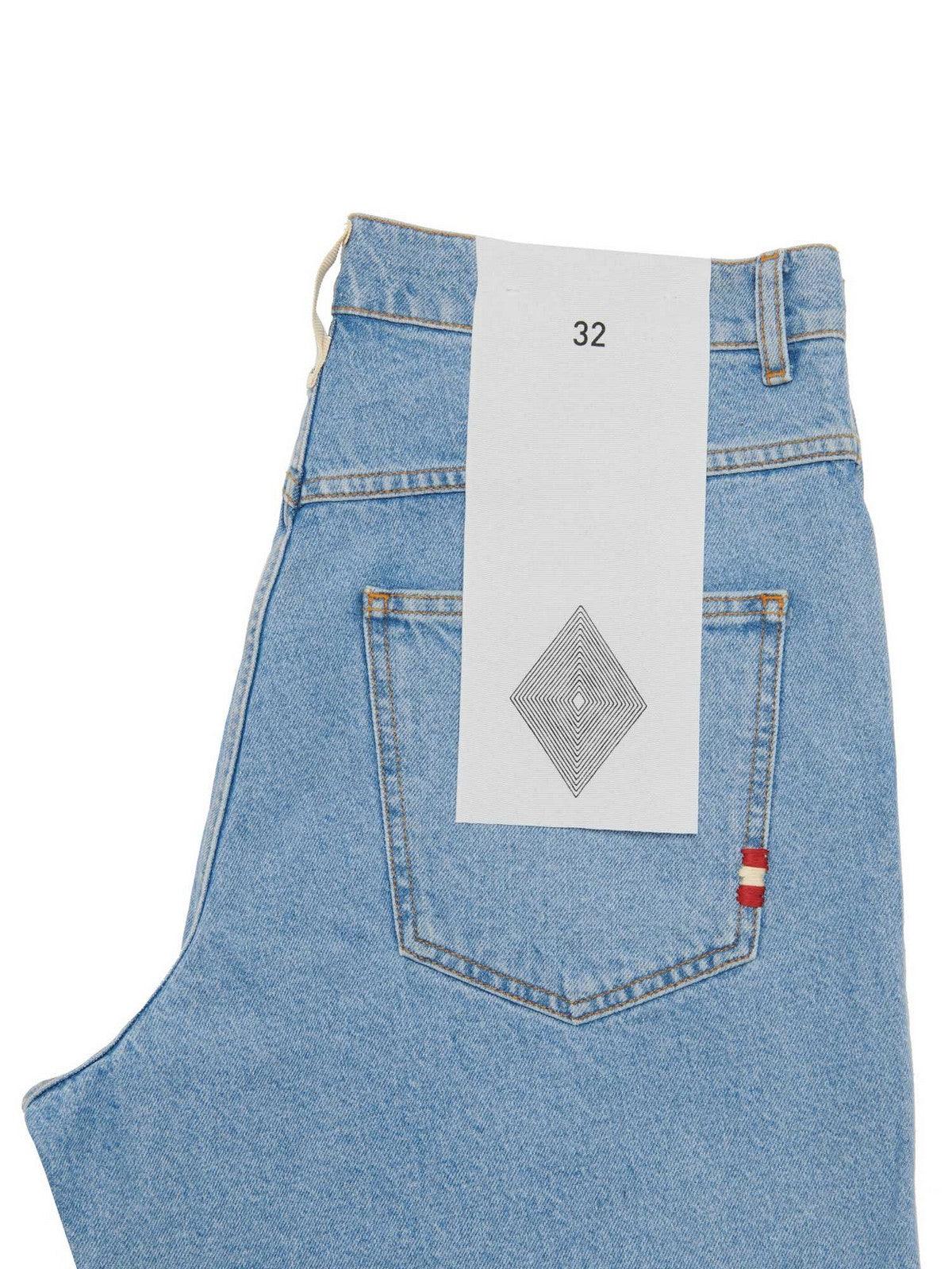 Bermuda Uomo Amish - Bermuda Bernie Amish Denim Bleached - Blu