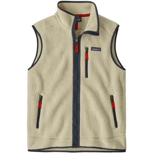 Patagonia Gilet pour hommes - Gilet rétro Pile pour hommes - Beige