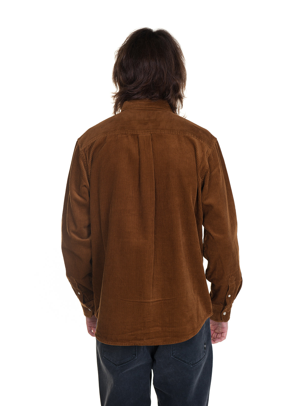 Camicie casual Uomo Carhartt Wip - L/S Madison Cord Shirt - Marrone