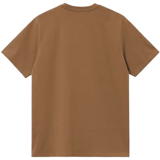 T-shirt Uomo Carhartt Wip - S/S Script T-Shirt - Marrone