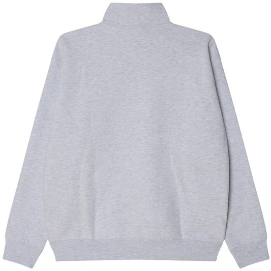 Felpe con cappuccio Uomo Obey - Established Works Bold Mockneck Fleece - Grigio