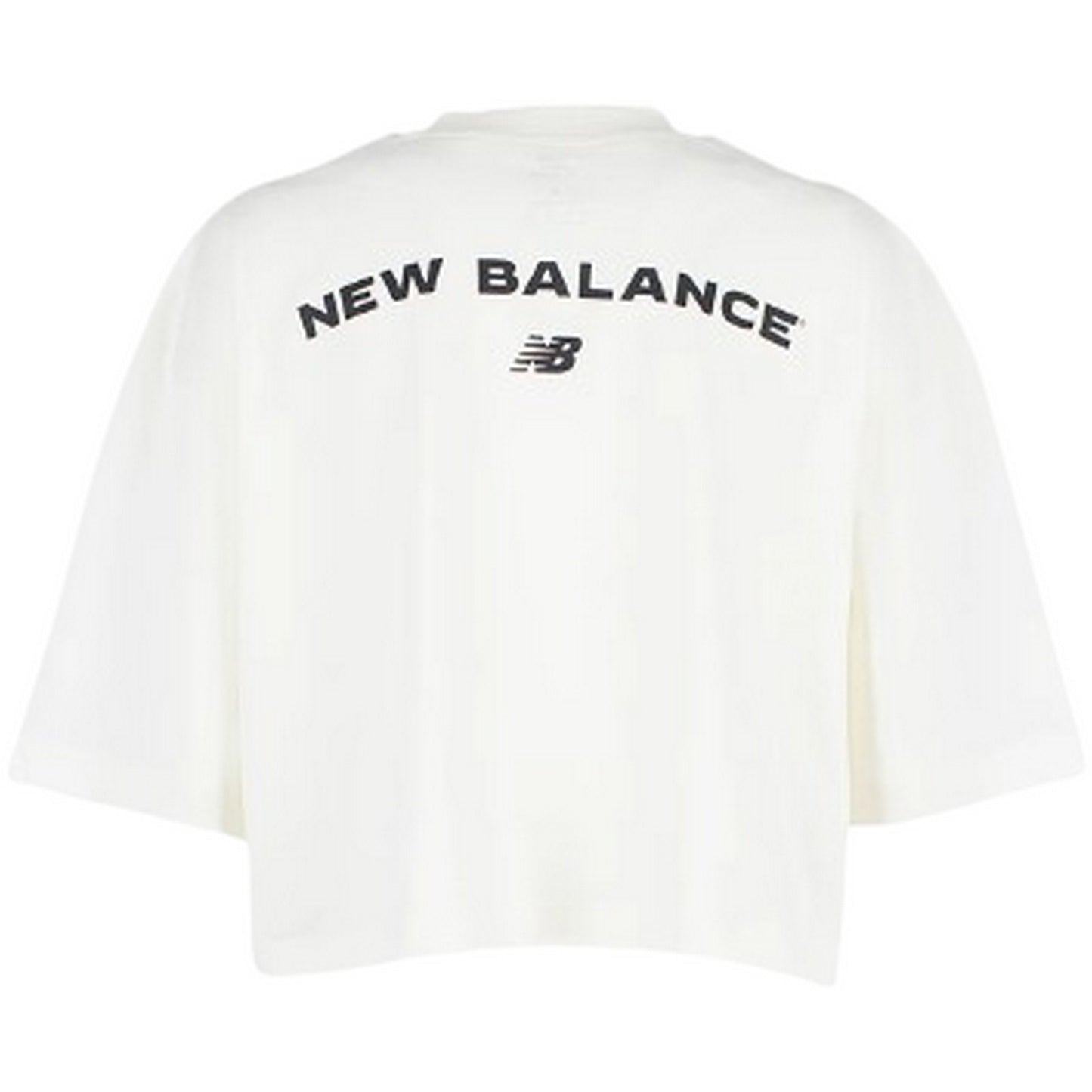 T-shirt Donna New Balance - Reimagined Oversized Waist T-Shirt - Bianco