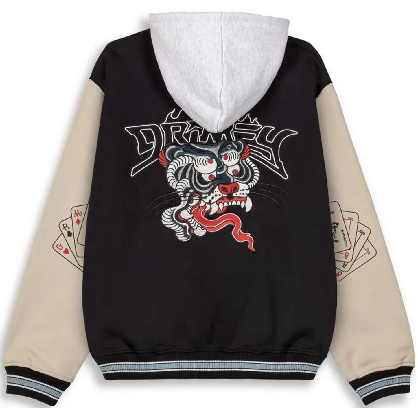 Grmy Men's Jackets - Deeper Fleece Heavyweight Hooded Jacket - Black