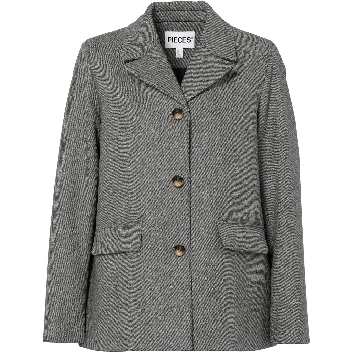 Giacche da abito e blazer Donna Pieces - Pcbianca Ls Blazer Jacket Noos - Nero