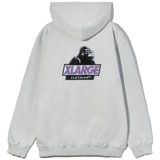 Felpe con cappuccio Unisex XLarge - Slanted Og Zip Hooded Sweatshirt - Grigio
