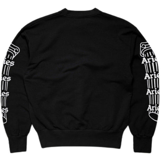 Sweat-shirts Bélier pour hommes - Sweat-shirt colonne - Noir