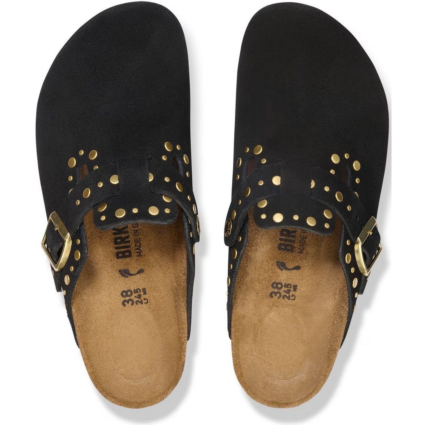 Sandali Unisex Birkenstock - Boston Rivet - Nero