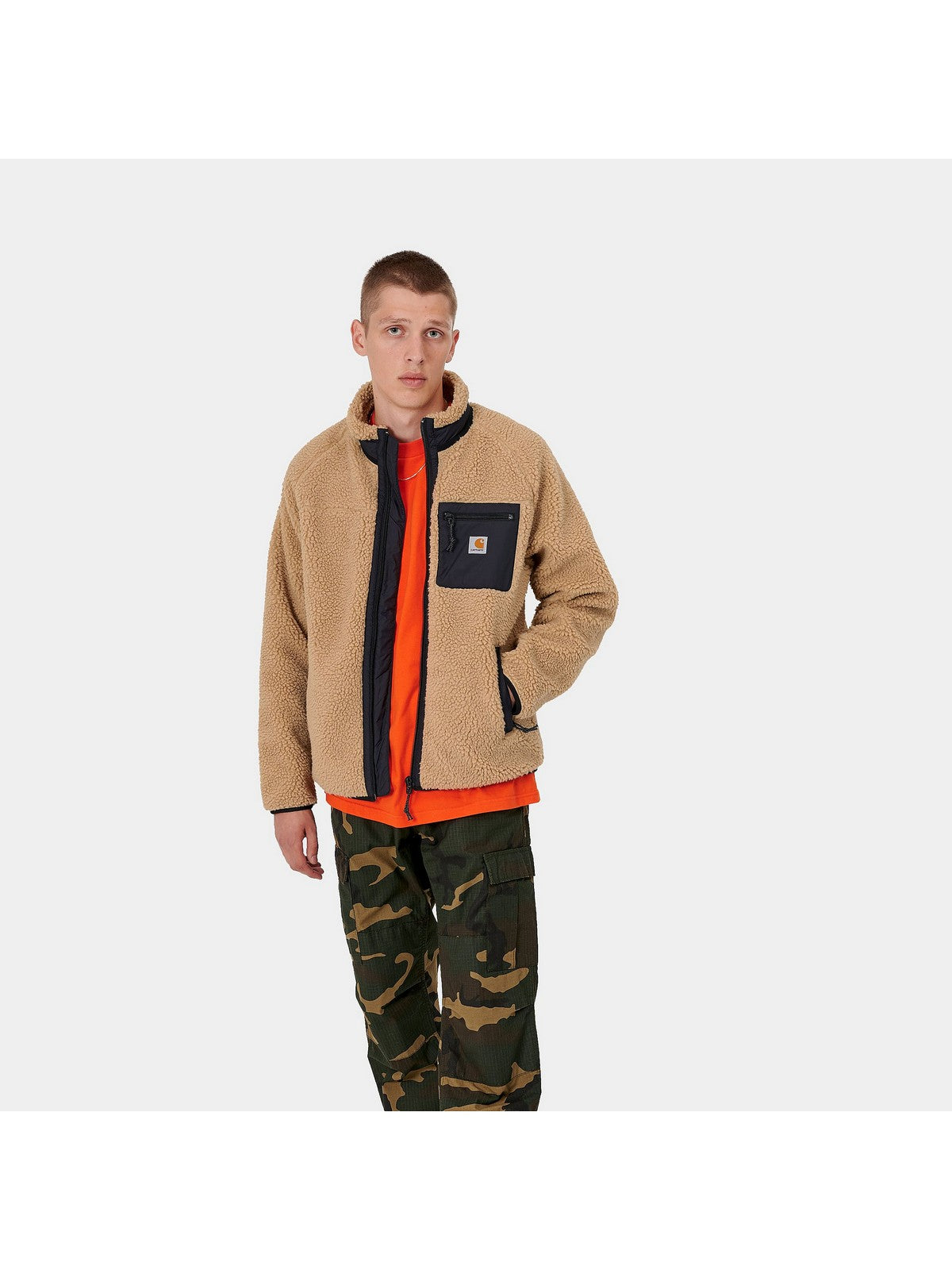Giacche Uomo Carhartt Wip - Prentis Liner - Marrone