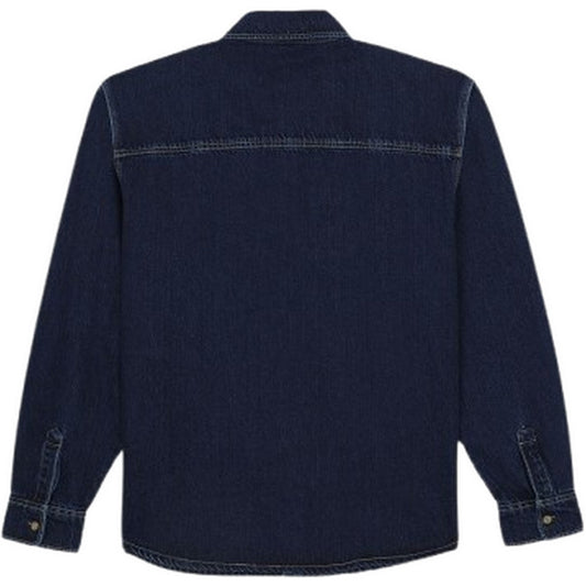 Camisas casuales para hombre Dickies - Mechanic Denim Shirt Ls - Azul
