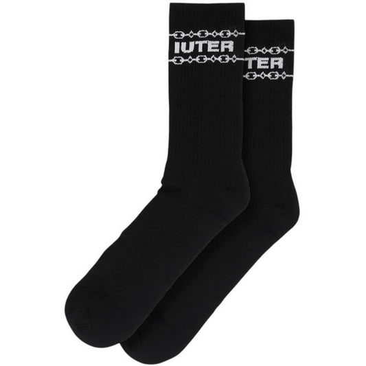Calcetines Iuter unisex - Calcetines con cadena - Pack - Negro