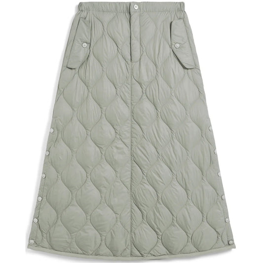 Taion Freizeitröcke für Damen – Militärrock mit Druckknöpfen (Softshell) – Grün