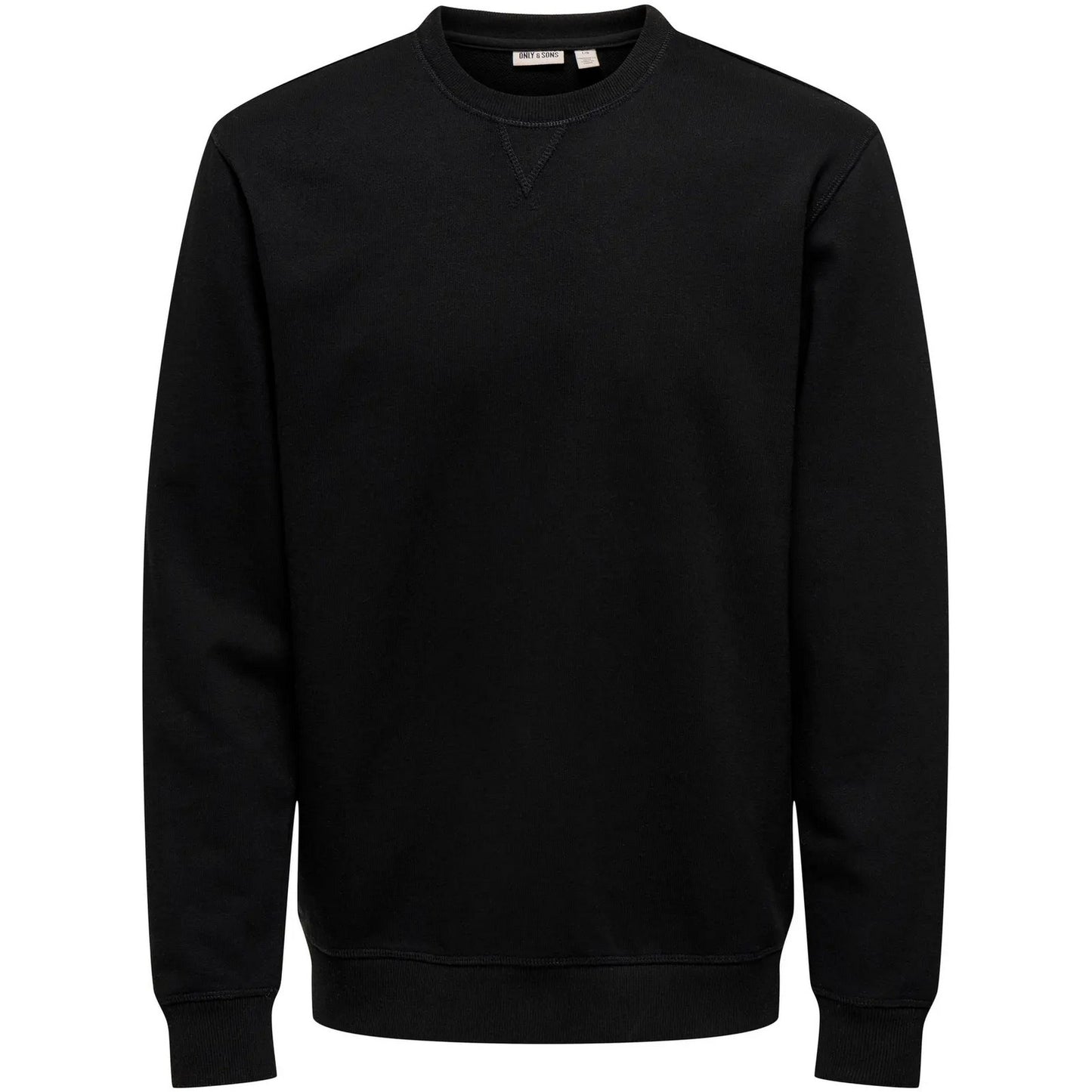 Felpe senza cappuccio Uomo Only & Sons - Onsdavid Reg Crew Sweat - Nero