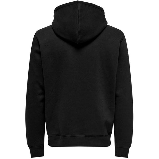 Only & Sons Sweats à capuche pour hommes - Onsconnor Reg Sweat Hoodie Noos - Noir