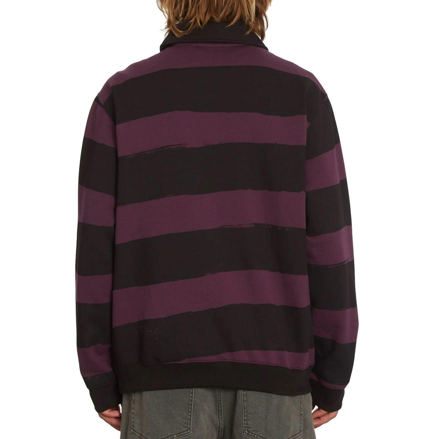 Felpe senza cappuccio Uomo Volcom - Nevermine Crew - Viola