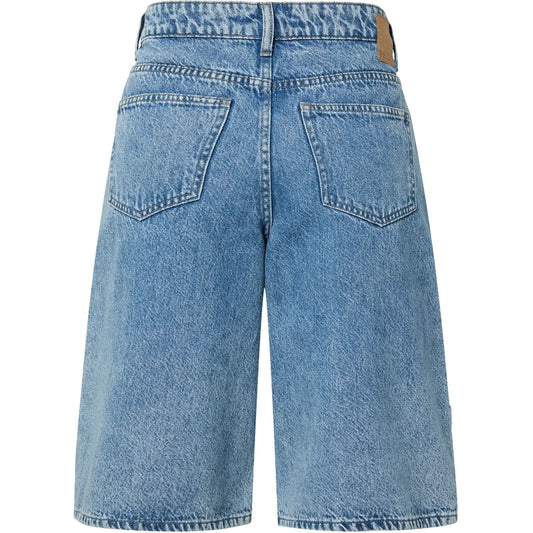 Pantaloncini Donna Pieces - Pcsky Mw Denim Jorts Noos Bc - Blu