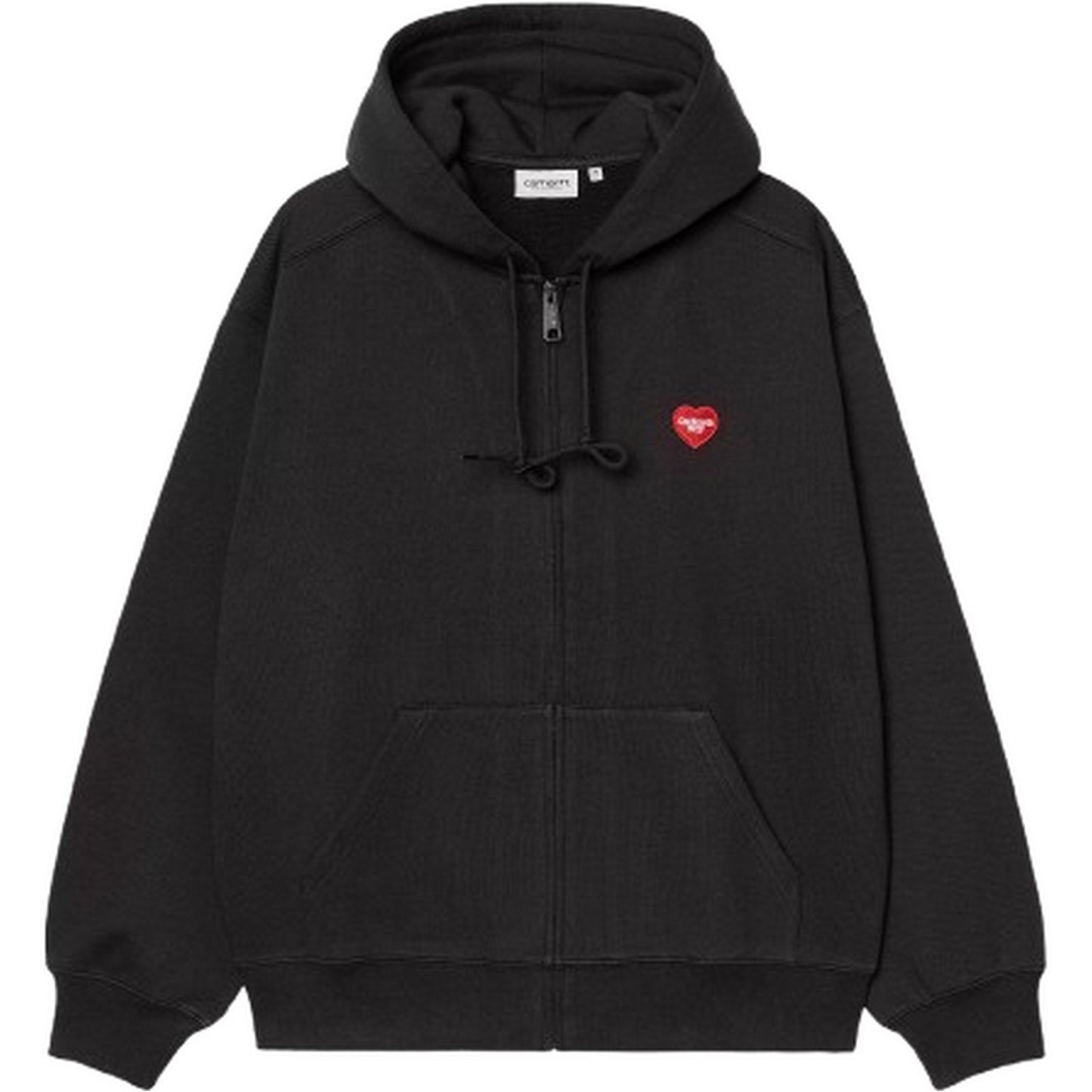 Felpe senza cappuccio Unisex Carhartt Wip - Hooded Heart II Hartt Sweat Jacket - Nero