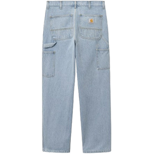 Pantalon Carhartt Wip pour hommes - Pantalon à genou unique - Bleu