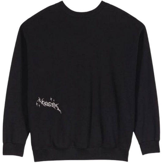 Męskie bluzy z kapturem Volcom – Recto Verso Crew – Czarne