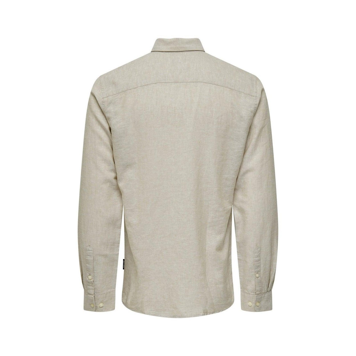 Camicie casual Uomo Only & Sons - Onscaiden Life Ls Solid Linen Shirt Noos - Beige