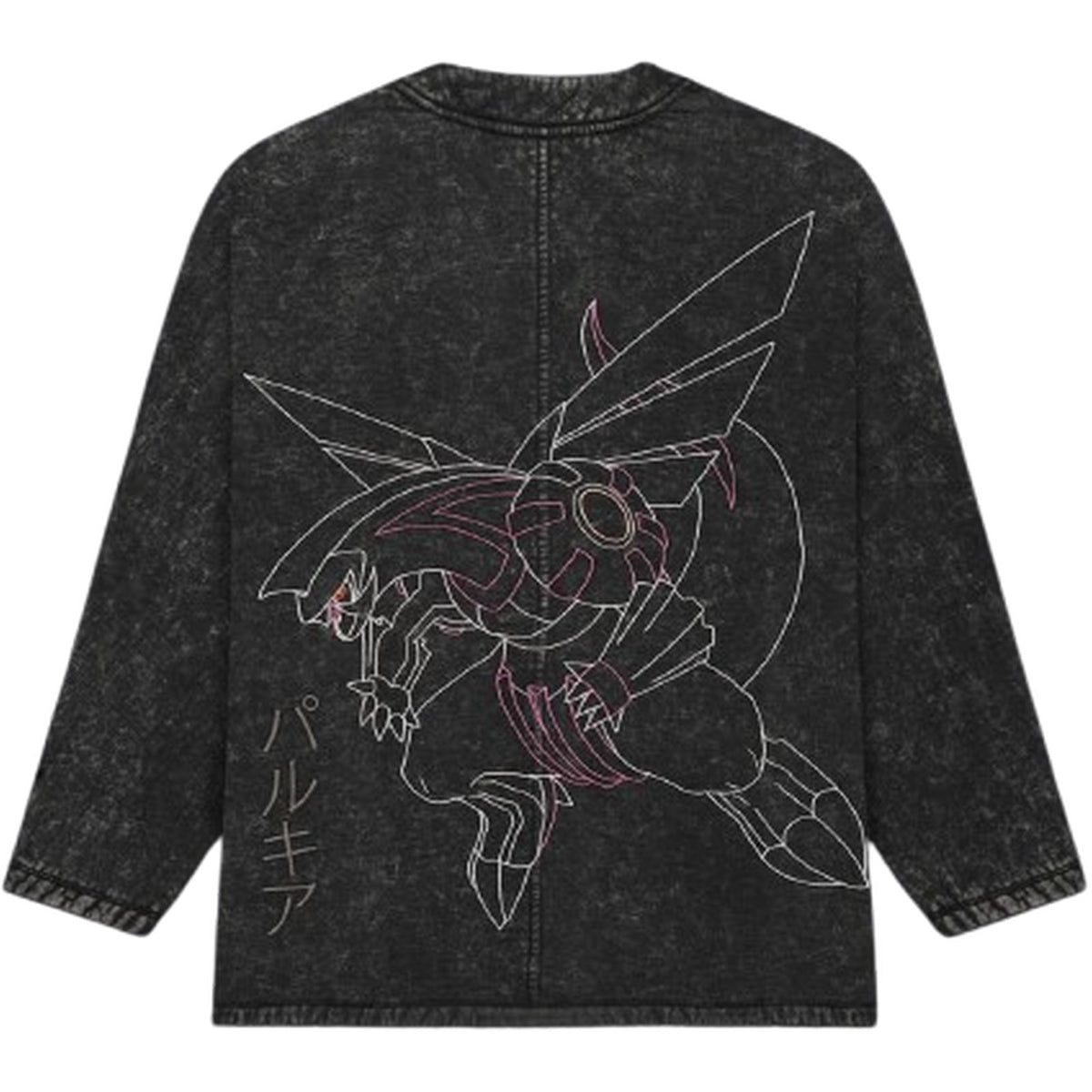 Maglie a manica lunga Uomo Dolly Noire - Dialga and Palkia Kimono - Nero