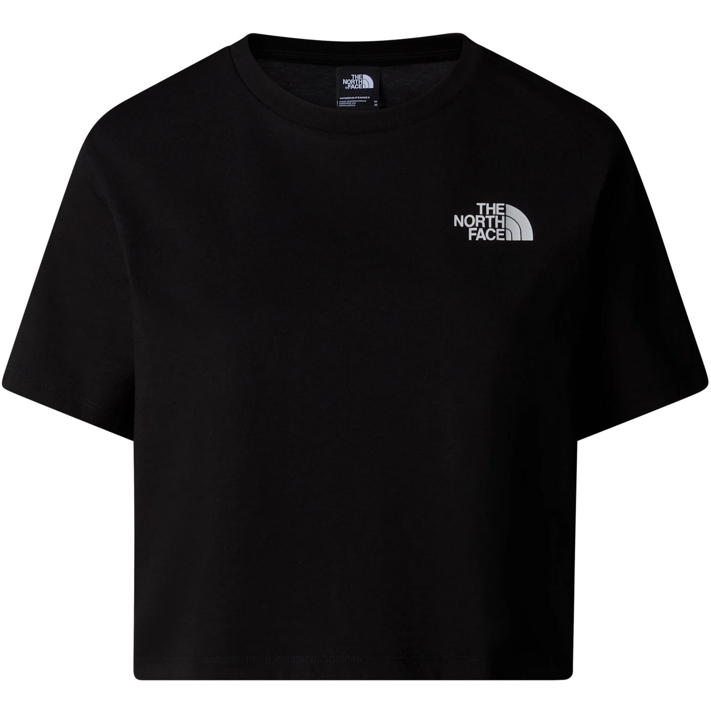 T-shirt Donna The North Face - Women’s Simple Dome Cropped Slim Tee - Nero