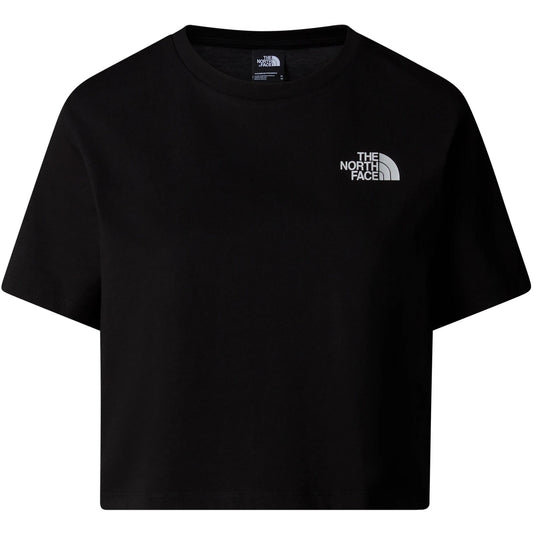 T-shirt Donna The North Face - Women’s Simple Dome Cropped Slim Tee - Nero
