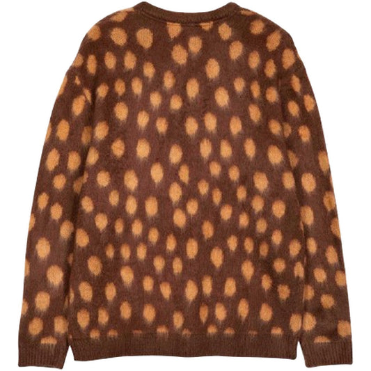 Sudaderas con capucha para niño Santa Cruz - Jaguar Knit Crew - Marrón