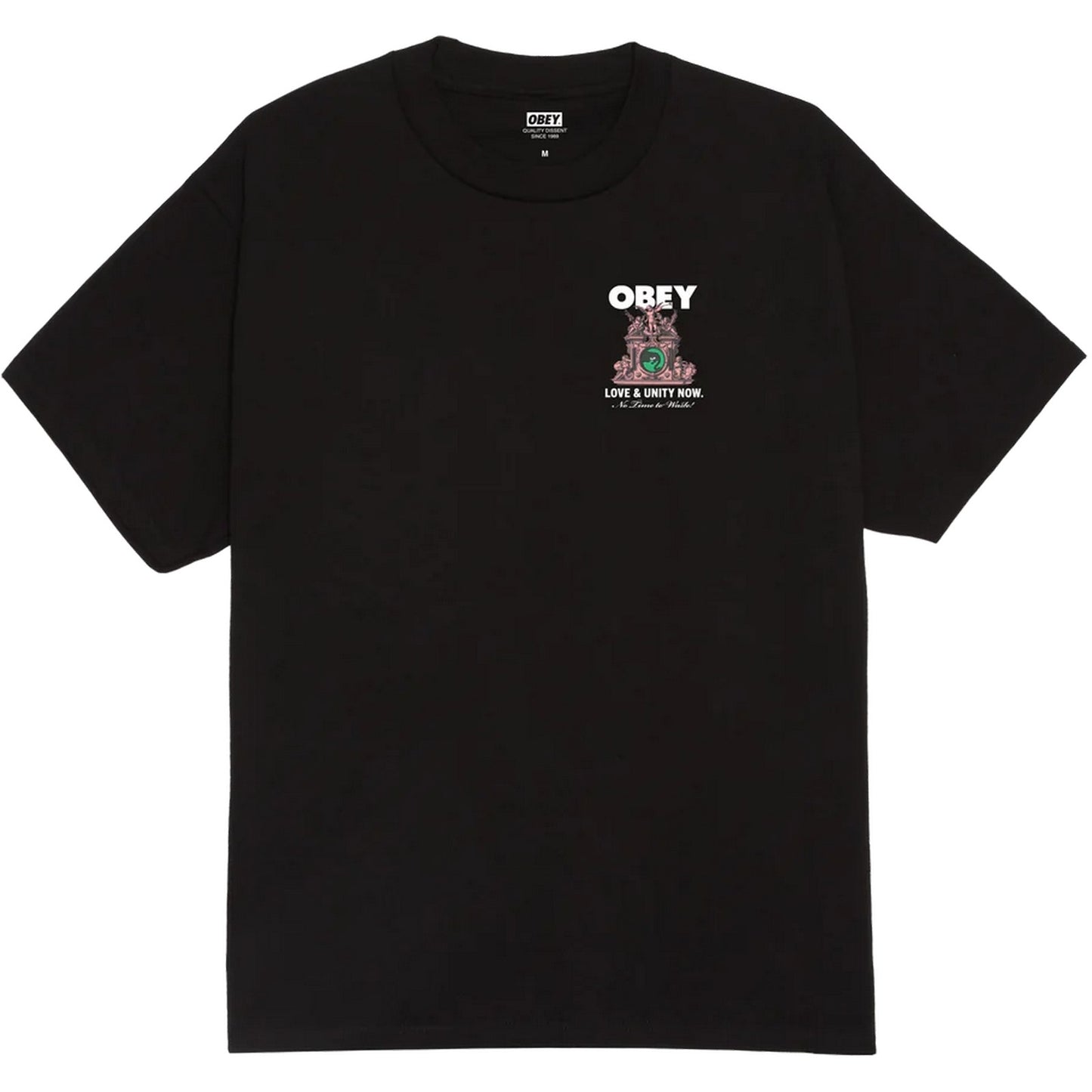 T-shirt Uomo Obey - Obey Love & Unity Now Tee - Nero