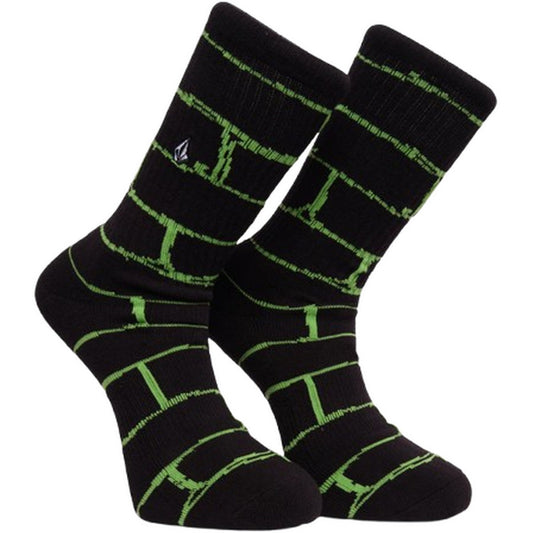 Calcetines de hombre Volcom - Bricker Sock Pr - Negro