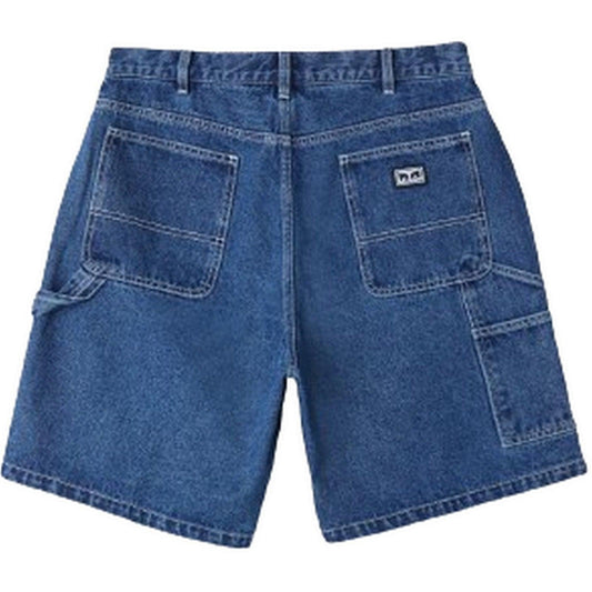 Obey Herren-Bermudashorts – Bigwig Denim Carpenter Short – Blau