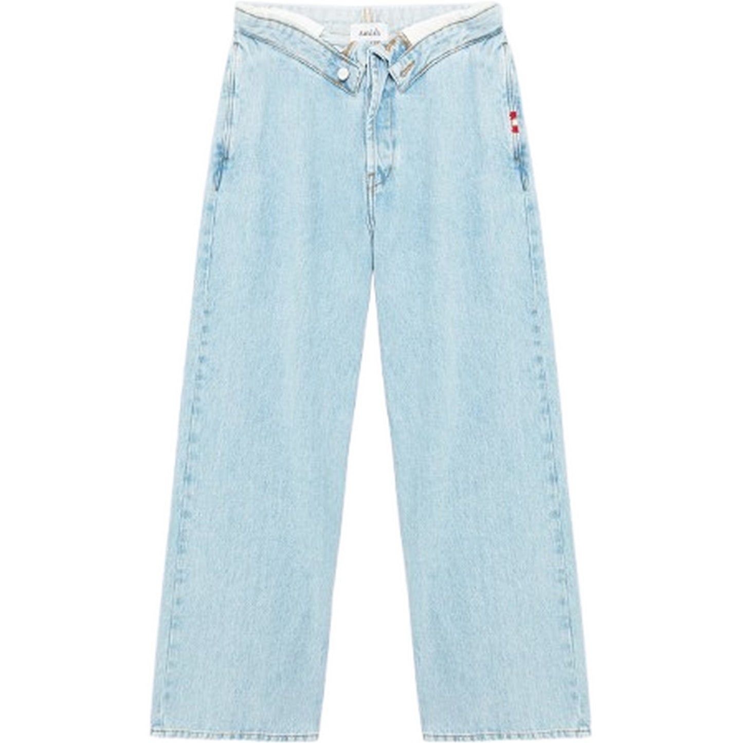 Jeans Donna Amish - Roll Up - Blu