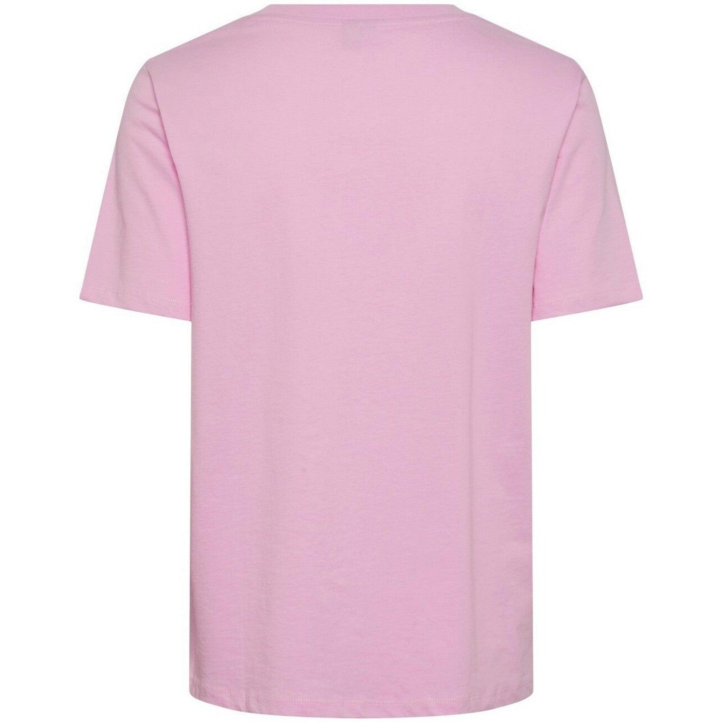 T-shirt Donna Pieces - Pcria Ss Solid Tee Noos Bc - Rosa