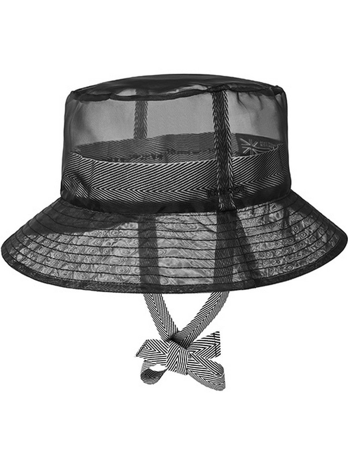 Chapeaux Bob Unisexe Kangol - Seau Transparent - Noir