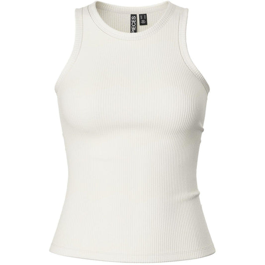 Débardeurs et tops Femme Pièces - Pcruka Boxer Tank Top Noos Bc - Blanc