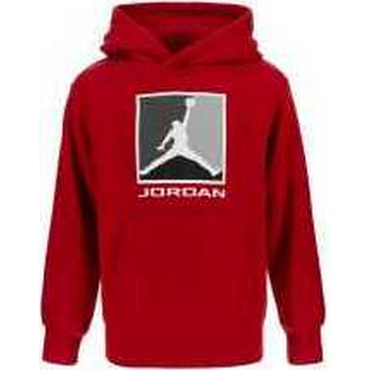 Felpe con cappuccio Ragazzi Unisex Jordan - Jdb Mj Ess Flc Baseline Po - Rosso