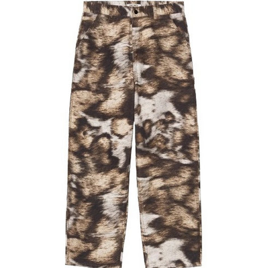 Pantaloni Donna Carhartt Wip - W' Brandon Single Knee Pant - Marrone