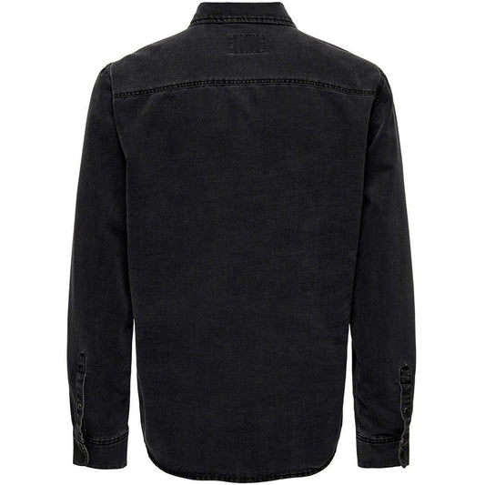 Męskie koszule codzienne Only & Sons – Onsbane 3247 Dnm – Szara