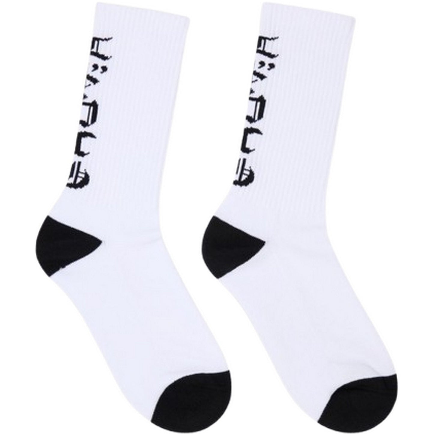 Calze Unisex Edwin - Gothic Socks - Bianco